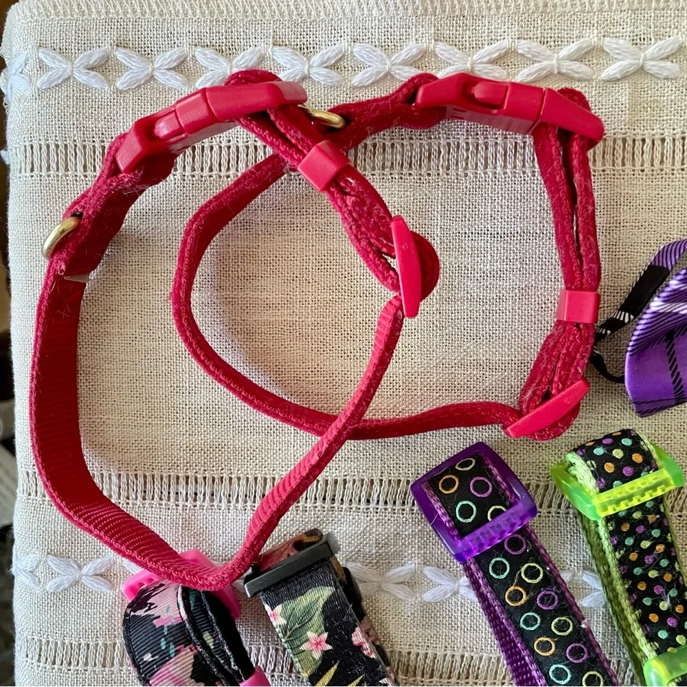 ✨14 Dog Collars Bonanza ✨ med 🐾 approx fits necks 12”-19”